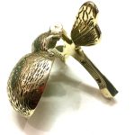 POLISHED BRASS BEE DOOR KNOCKER - Image 3