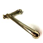 POLISHED BRASS LARGE VICTORIAN LOOP DOOR KNOCKER - Image 3