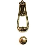 POLISHED BRASS LARGE VICTORIAN LOOP DOOR KNOCKER