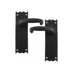 BLACK COTTAGE LEVER LATCH HANDLE