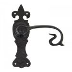 BLACK CURLY LEVER LATCH HANDLE - Image 2