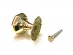 BRASS LARGE OCTAGONAL CENTER DOOR KNOB - Image 3