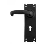 BLACK COTTAGE LEVER LOCK HANDLE - Image 2