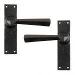 BLACK STRAIGHT LEVER LATCH HANDLE
