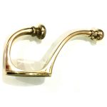 POLISHED BRASS ENGLISH BEEHIVE HAT AND COAT HOOK - Image 2