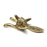 POLISHED BRASS SMALL FOX KNOCKER - Image 3