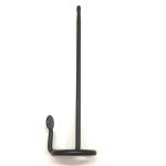 BEESWAX HAND FORGED PENNY END LONG TOILET ROLL HOLDER