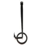 BEESWAX HAND FORGED ARROW HEAD LONG TOILET ROLL HOLDER - Image 3