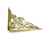 POLISHED BRASS SMALL TRELLIS BRACKET - Image 2