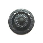 BLACK ROUND DOOR BELL