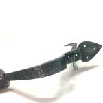 PEWTER HAND FORGED TUSCAN THUMB LATCH - Image 2