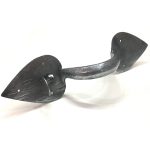 PEWTER HAND FORGED LARGE GOTHIC THUMB LATCH - Image 4