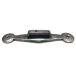 PEWTER HAND FORGED HEAVY LATCH ONLY SET - Image 3