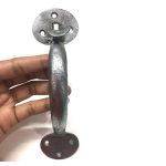 PEWTER HAND FORGED HEAVY THUMB LATCH - Image 8