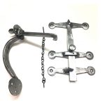 PEWTER HAND FORGED HEAVY THUMB LATCH