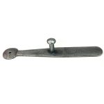 PEWTER HAND FORGED NORFOLK LATCH ONLY SET - Image 2
