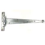 PEWTER HAND FORGED 18" TRINITY T HINGE