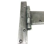 PEWTER HAND FORGED 18" TRINITY T HINGE - Image 2