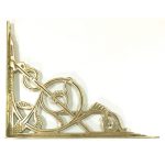 POLISHED BRASS LARGEST TRELLIS BRACKET - Image 2