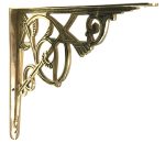 POLISHED BRASS LARGEST TRELLIS BRACKET