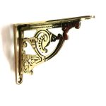 POLISHED BRASS SMALL TRUMPET BRACKET