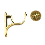 POLISHED BRASS MEDIUM CURTAIN BRACKET - Image 2