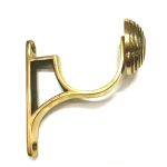 POLISHED BRASS MEDIUM CURTAIN BRACKET - Image 3