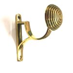 POLISHED BRASS MEDIUM CURTAIN BRACKET