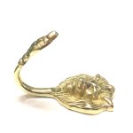 POLISHED BRASS LION HOOK - Image 3