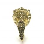 POLISHED BRASS LION HOOK - Image 2