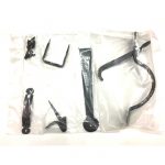 BEESWAX HAND FORGED THUMB LATCH-HAMMERED HANDLE - Image 6