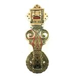 POLISHED BRASS CELTIC DOOR KNOCKER