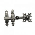 BLACK 7" GATE LATCH