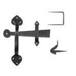 BEESWAX HAND FORGED ARROW HEAD THUMB LATCH