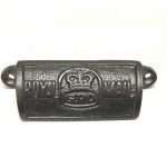 ANTIQUE IRON "ROYAL MAIL" DRAWER PULL