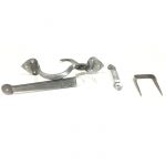 PEWTER HAND FORGED ARROW HEAD THUMB LATCH