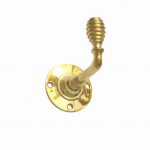 POLISHED BRASS SMALL BEEHIVE HOOK