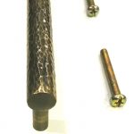 ANTIQUE BRASS HAMMERED PULL HANDLE 170 MM - Image 2