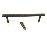 ANTIQUE BRASS KNURLED HANDLE 200 MM