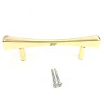 BRASS 8" SQUARE DOOR PULL HANDLE
