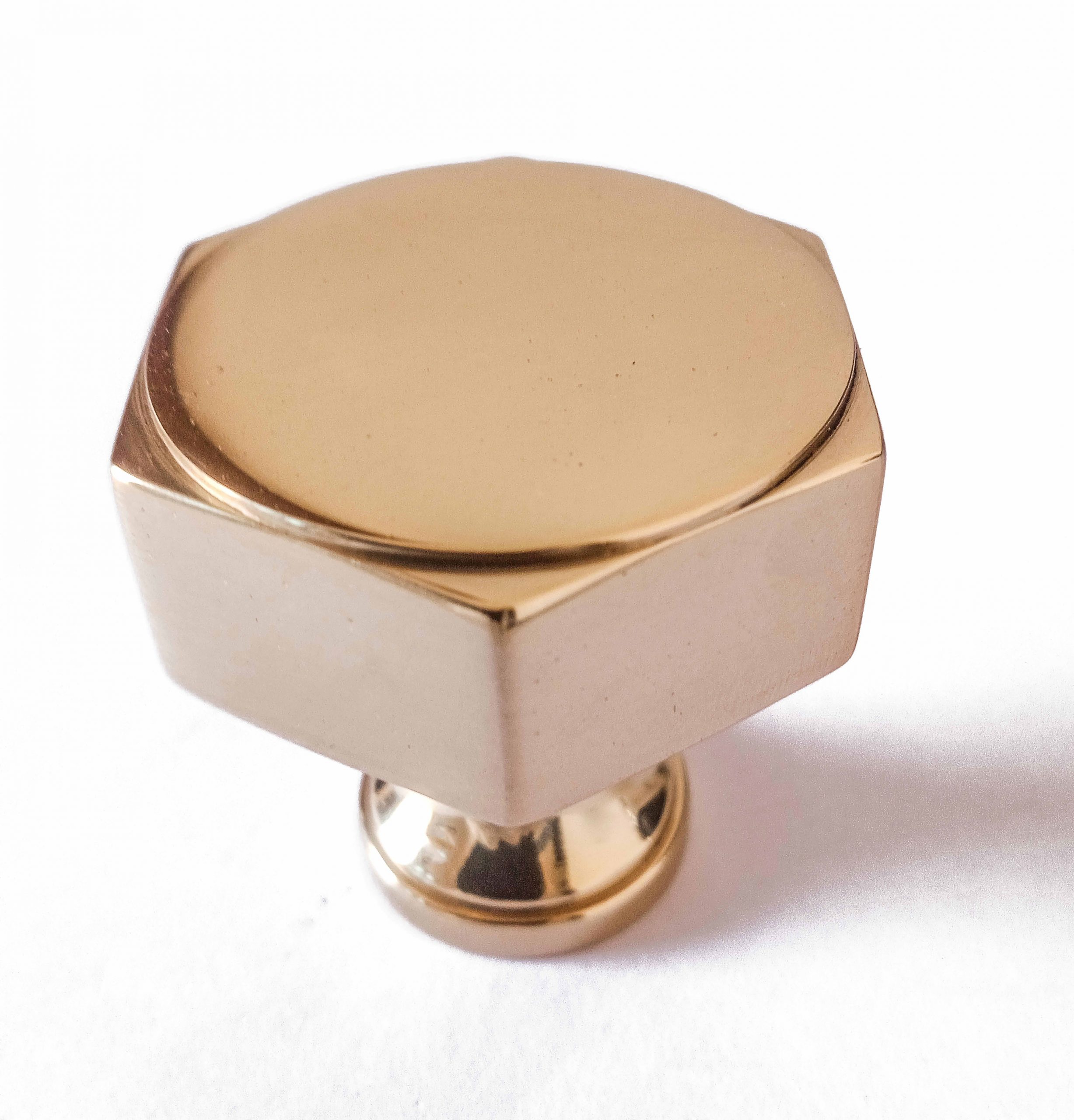 png Hexagon Cabinet Knob 32 mm - Image 1